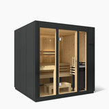 Kohler C1 Indoor Sauna Kit - Graphite Grey | 2, 3 or 5 Person - Topture