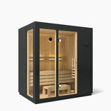 Kohler C1 Indoor Sauna Kit - Graphite Grey | 2, 3 or 5 Person - Topture