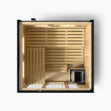 Kohler C1 Indoor Sauna Kit - Graphite Grey | 2, 3 or 5 Person - Topture
