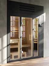 Kohler C1 Indoor Sauna Kit - Graphite Grey | 2, 3 or 5 Person - Topture