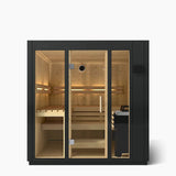 Kohler C1 Indoor Sauna Kit - Graphite Grey | 2, 3 or 5 Person - Topture