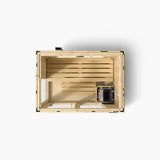 Kohler C1 Indoor Sauna Kit - Scandinavian Spruce | 2, 3 or 5 Person - Topture