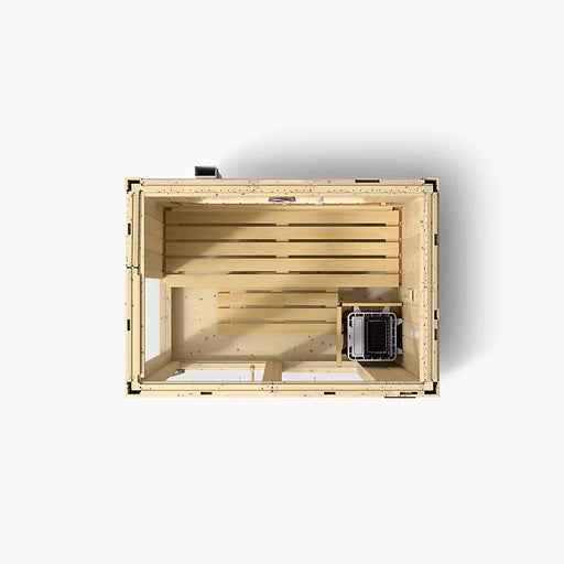 Kohler C1 Indoor Sauna Kit - Scandinavian Spruce | 2, 3 or 5 Person - Topture