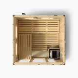 Kohler C1 Indoor Sauna Kit - Scandinavian Spruce | 2, 3 or 5 Person - Topture