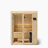 Kohler C1 Indoor Sauna Kit - Scandinavian Spruce | 2, 3 or 5 Person - Topture