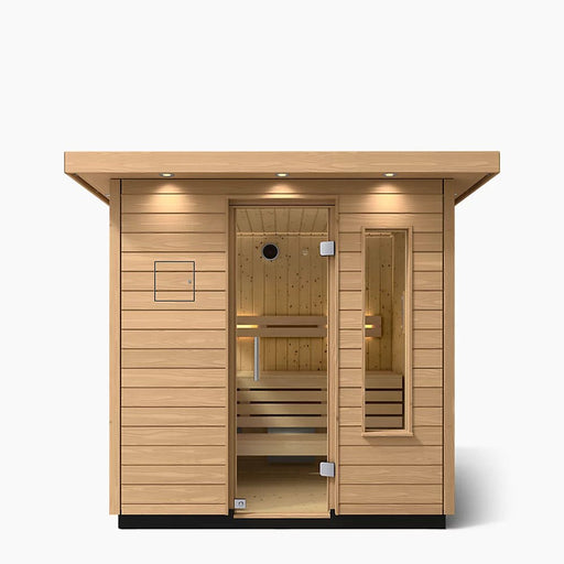 Kohler C2 Outdoor Sauna Kit - Douglas Fir | 3, 5 or 6 Person - Topture