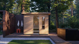Kohler C2 Outdoor Sauna Kit - Weathered Grey Spruce | 3, 5 or 6 Person - Topture