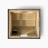 Kohler C2 Outdoor Sauna Kit - Weathered Grey Spruce | 3, 5 or 6 Person - Topture