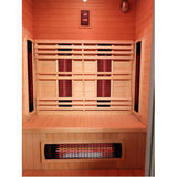 Logan 2 - Person Outdoor Infrared Sauna - Topture
