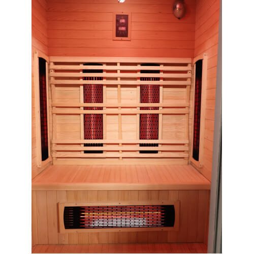 Logan 2 - Person Outdoor Infrared Sauna - Topture