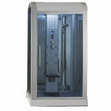 Mesa 500XL steam shower enclosure front view on a white background