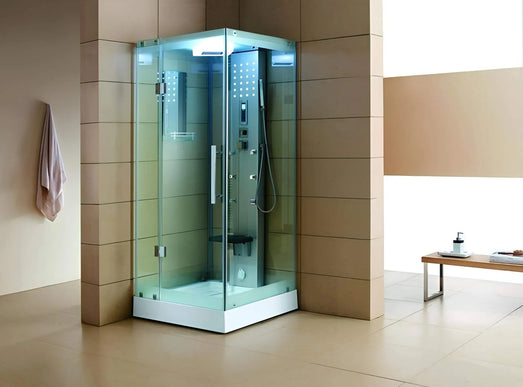 Mesa WS - 301/WS - 301A - Blue Glass Steam Shower - Topture