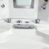 Mesa WS - 608A/WS - 608P Steam Shower Jetted Tub Combination - Topture