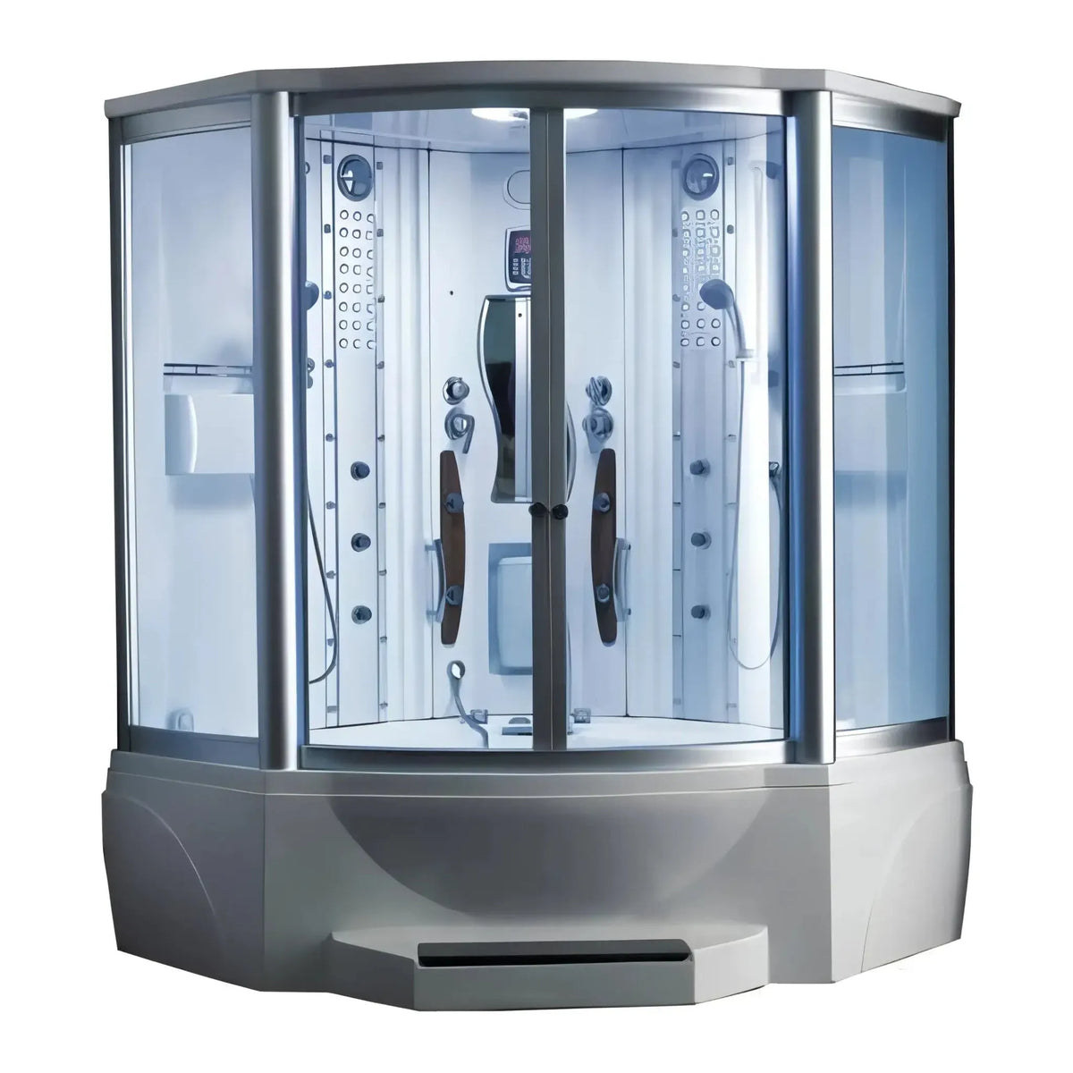 Mesa WS - 608A/WS - 608P Steam Shower Jetted Tub Combination - Topture