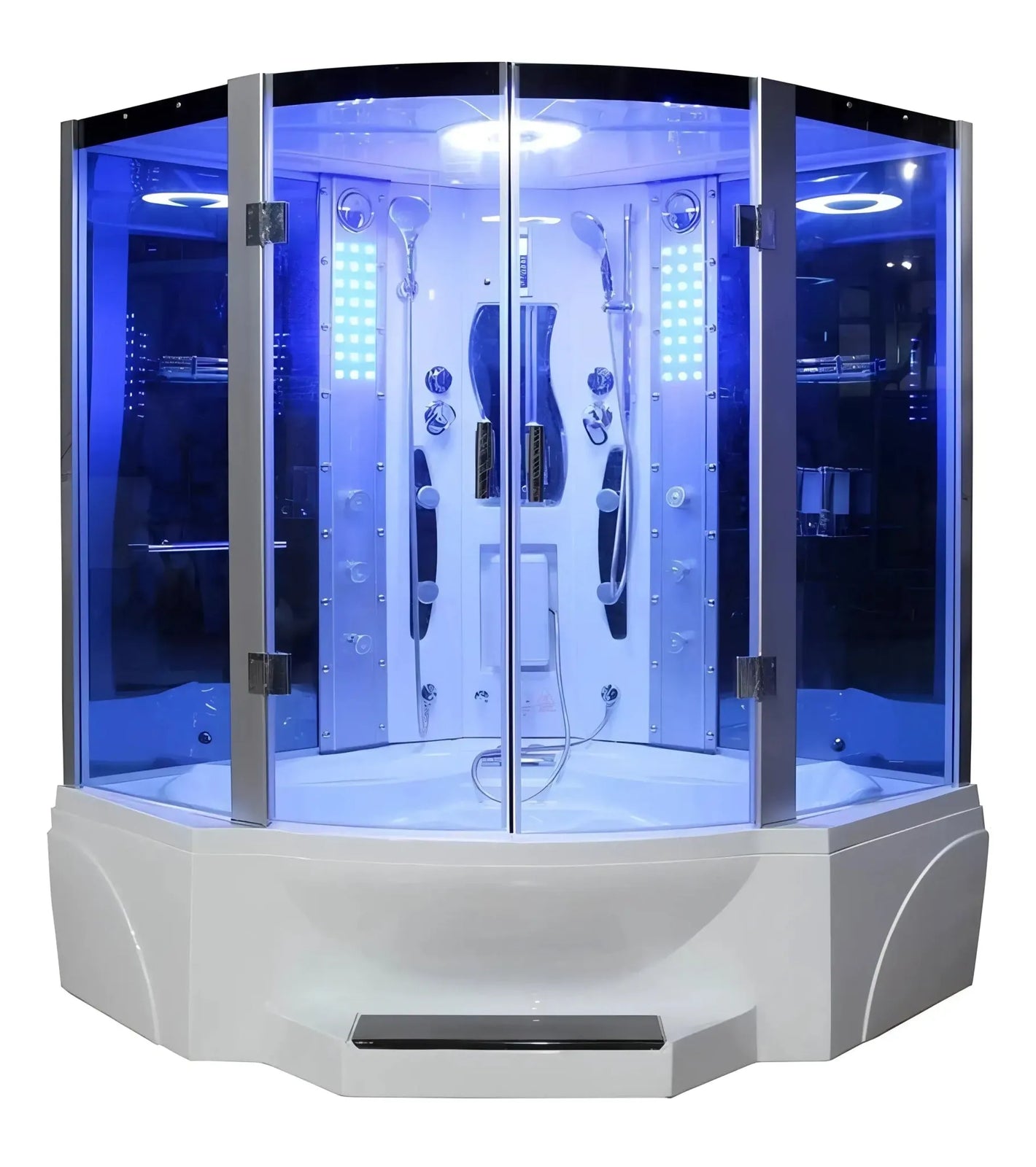 Mesa WS - 608A/WS - 608P Steam Shower Jetted Tub Combination - Topture