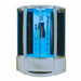 Mesa WS-609A steam shower with blue chromotherapy lighting, clear glass