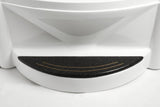Mesa WS-609A molded white seat with black non-slip step insert