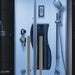 Mesa WS-609P interior back panel with handheld shower and door handles