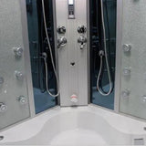 Mesa WS-701A control column with digital display above the white soaking tub