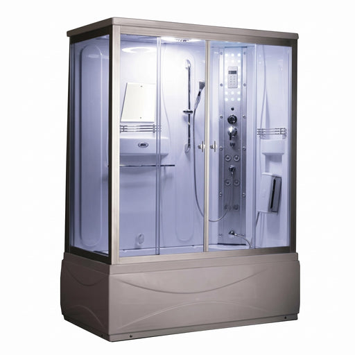 Mesa WS-905 steam shower tub combo full unit, right-hand configuration