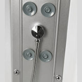 Mesa WS-905 chrome diverter valve and water jets on the shower panel