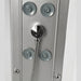 Mesa WS-905 chrome diverter valve and water jets on the shower panel