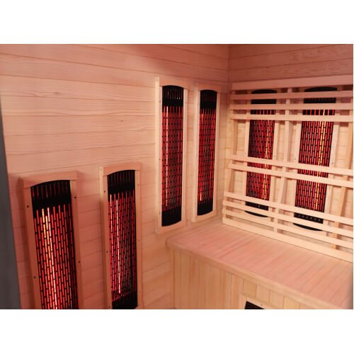 Pacific 4 - Person Outdoor Infrared Sauna - Topture