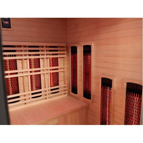 Pacific 4 - Person Outdoor Infrared Sauna - Topture