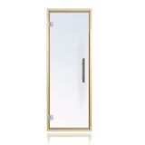 ProSaunas 24″ × 73″ Frameless Glass Sauna Door — Aspen frame, clear glass