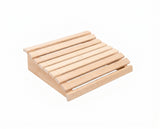 ProSaunas SM thermally modified wood sauna headrest with angled slats