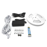 Prosaunas White Sauna Light Kit with 16' Flexible LED Strip - Topture
