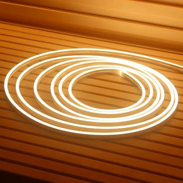 Prosaunas White Sauna Light Kit with 16' Flexible LED Strip - Topture