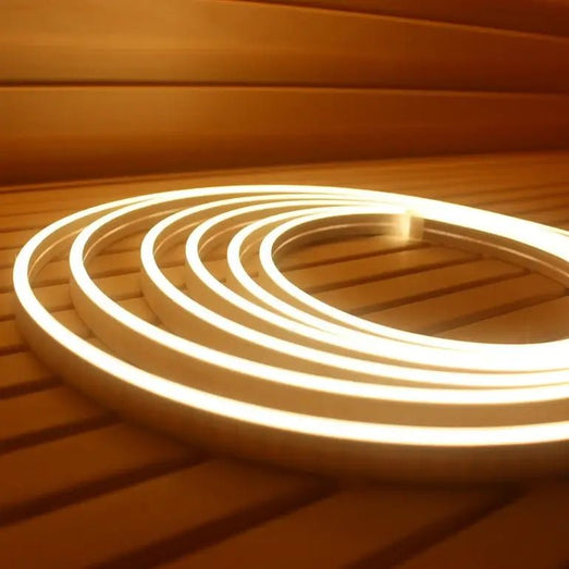 Prosaunas White Sauna Light Kit with 16' Flexible LED Strip - Topture