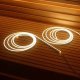 Prosaunas White Sauna Light Kit with Two 10' Flexible LED Strips - Topture