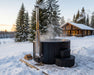 SaunaLife 6 - Person Wood - Fired Hot Tub | Model S4B/S4N - Topture