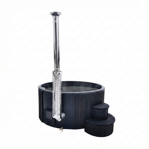 SaunaLife 6 - Person Wood - Fired Hot Tub | Model S4B/S4N - Topture