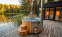 SaunaLife 6 - Person Wood - Fired Hot Tub | Model S4B/S4N - Topture
