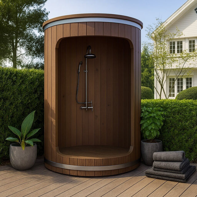 SaunaLife Barrel Shower | Model R3 - Topture