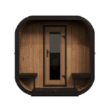 SaunaLife CL12GCP Cube Sauna | 8 - Person Luxury Sauna Suite with Changeroom - Topture