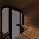 SaunaLife CL3G Cube Sauna | 2 - Person with Glass Front - Topture
