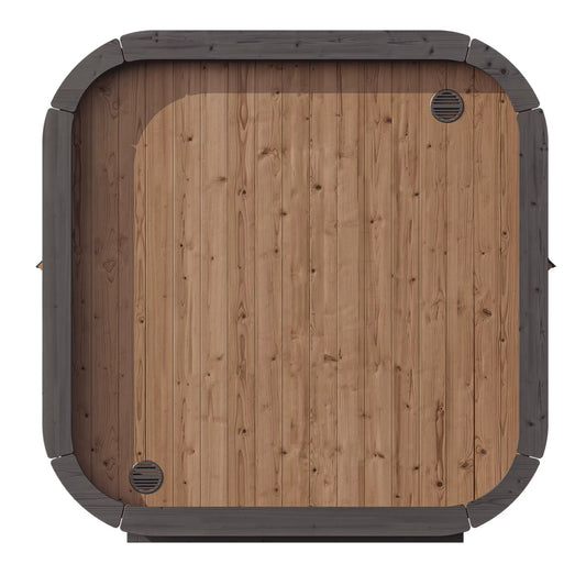 SaunaLife CL5G | 4 - Person Cube Sauna with Glass Front - Topture