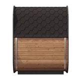 SaunaLife CL5G | 4 - Person Cube Sauna with Glass Front - Topture