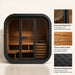 SaunaLife CL5G | 4 - Person Outdoor Cube Sauna - Topture