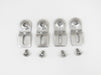 SaunaLife Model 300 four stainless mounting brackets with screws