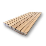 SaunaLife E6 barrel sauna floor kit slat spacing detail