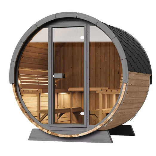 SaunaLife EE8G | 6 Person 6' Long Barrel Sauna - Topture
