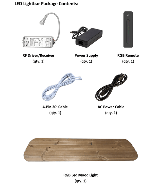 SaunaLife EMood Chromatherapy & WiFi LED Sauna Light | 48" - Topture