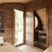 SaunaLife G11 | 8 Person Outdoor HobHouse Barrel Sauna w/ Changing Room - Topture