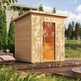 SaunaLife G2 | 4 - Person Traditional Outdoor Sauna - Topture