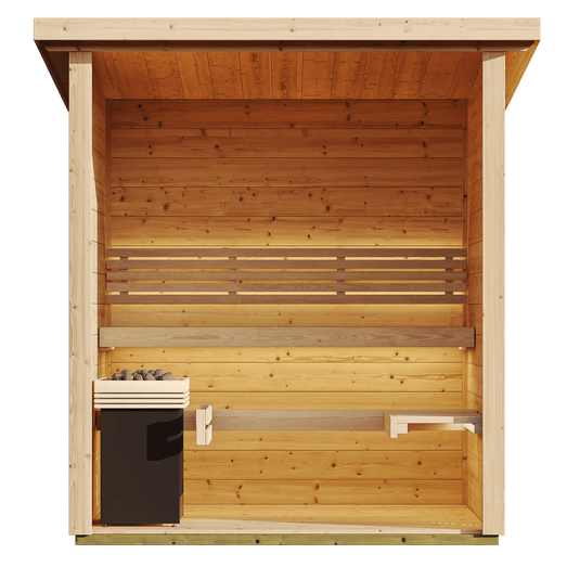 SaunaLife G2 | 4 - Person Traditional Outdoor Sauna - Topture